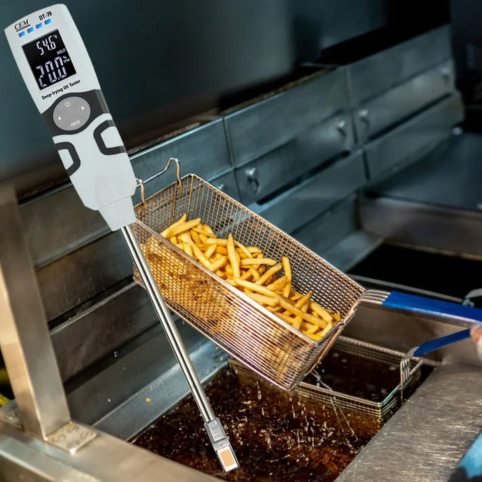 

Высококачественный тестер растительного масла для фритюрницы с защитой IP68, высокоточный диапазон 0–40% TPM для тестирования качества масла в жарке