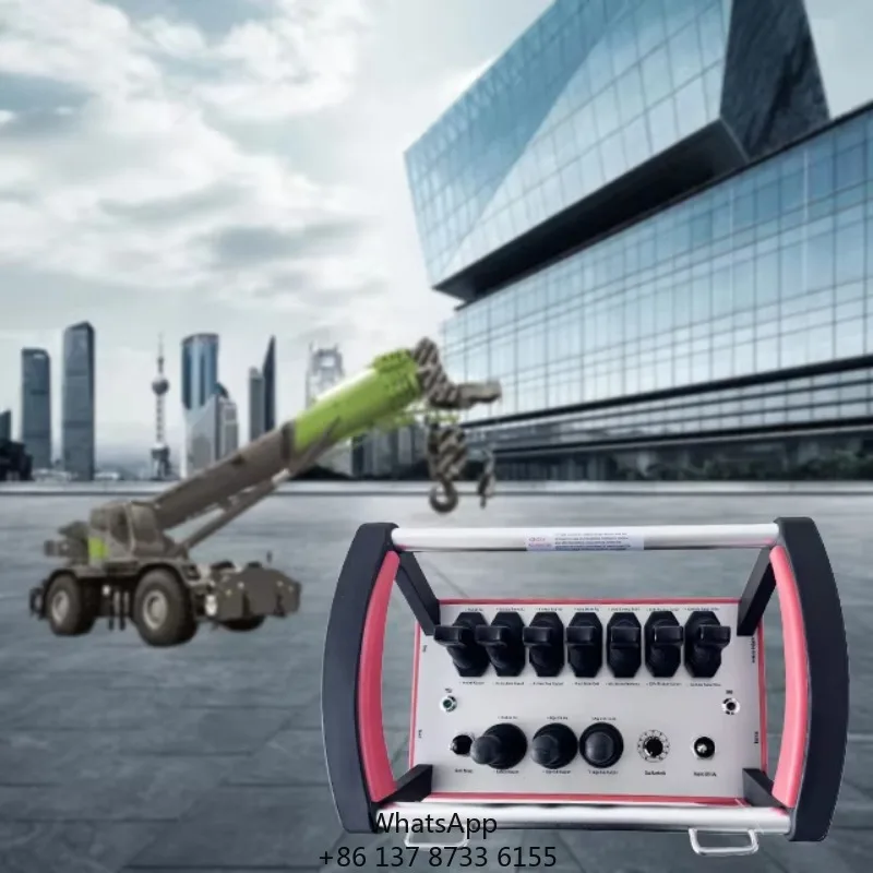 

Crane Equipment Simultaneous Movements 7 Joystick Radio Control Hydraulic Valve Truck Crane Remote Control