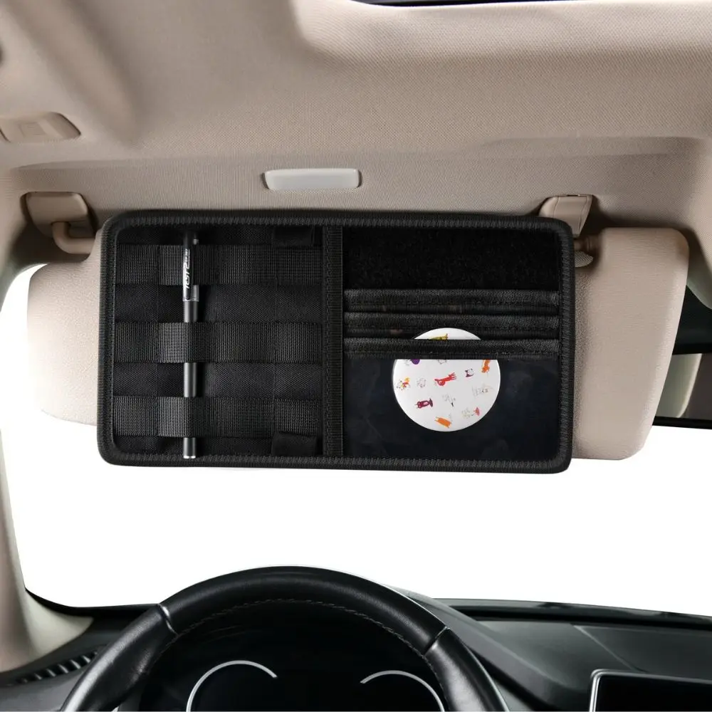 

Ткань Оксфорд, автомобильный солнцезащитный козырек, органайзер, сумка с держателем для карт, многофункциональный автомобильный солнцезащитный козырек, органайзер, зажим для солнцезащитных очков