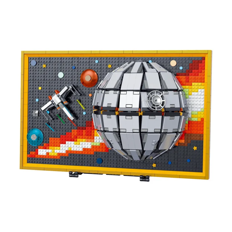 Creavie Loz Movie Mini Diamond Building Block Spcae Wars Construction Brick Piexl 3D Photo Frames Construction Toy For Kids Gift