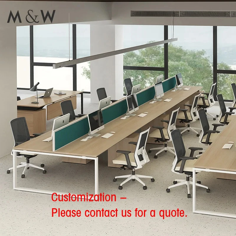 custom.&Factory Suppliers Modern Workstation 8 Person Seater Furniture Work Station Office Desk