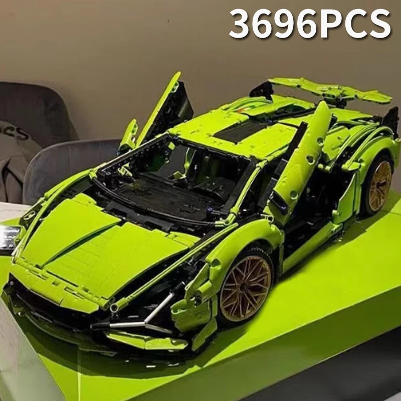

3696Pcs Technical SuperCar Assemble Building Blocks Model 42115 Bricks For Kids Adults Holiday Party Supplies Birthday Gifts