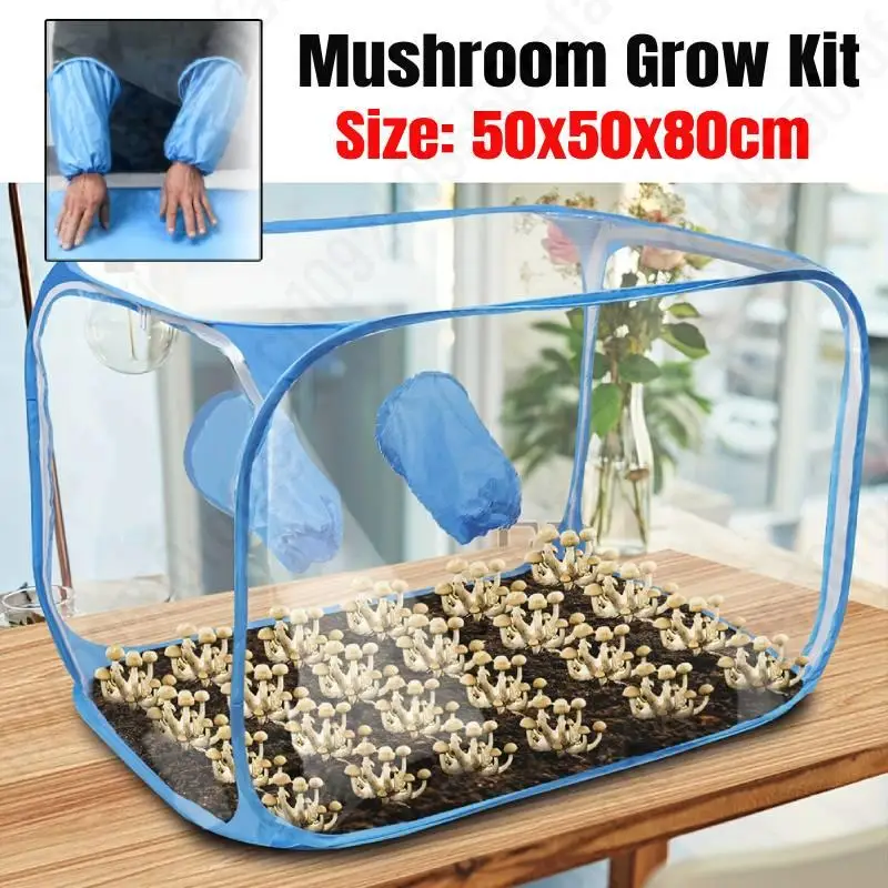 Kit de tienda de campaña para cultivo de setas, caja de aire para miología, estación de propagación de capó de humos para científicos/cultivadores de setas caseros