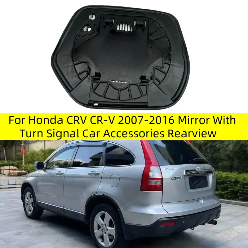 For Honda CRV CR-V 2007-2016 Mirror With Turn Signal Car Accessories Rearview Lenses Side Mirrors Reflective Lens Glass