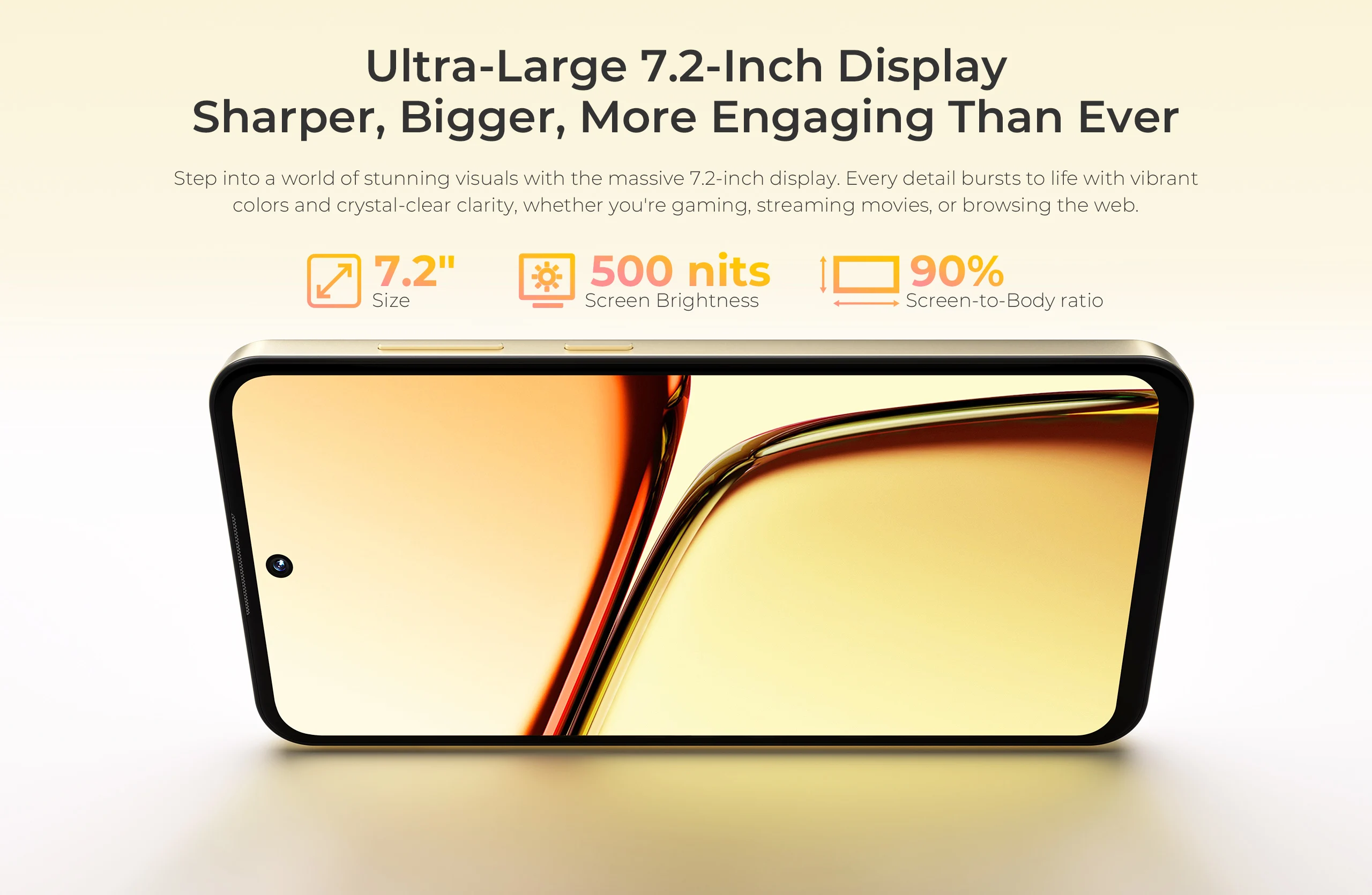 OUKITEL C69 Smartphon Android 15 7.2" HD+ Large Screen Dual 4G Mobile Phone 24GB(8+16)+256GB 6000mAh 64MP Main Camera 120Hz NFC