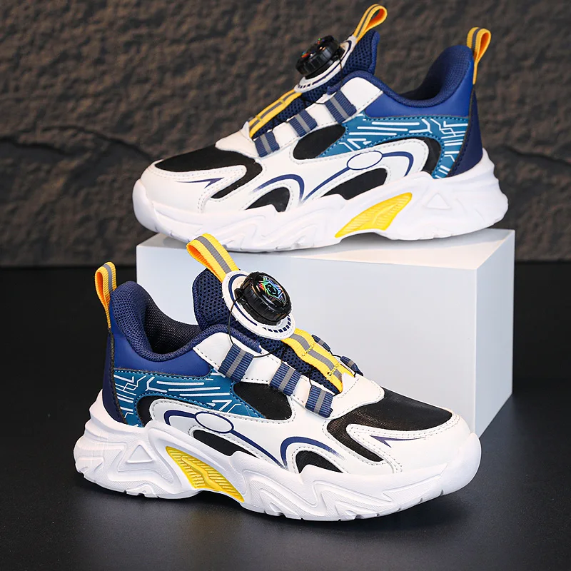 

2026 Design Boy Shoes Children Sneaker Size 28-39 Fashion Autumn New Kids Daily Walking Tennis Shoes Sports PU Leather Boy Sneak
