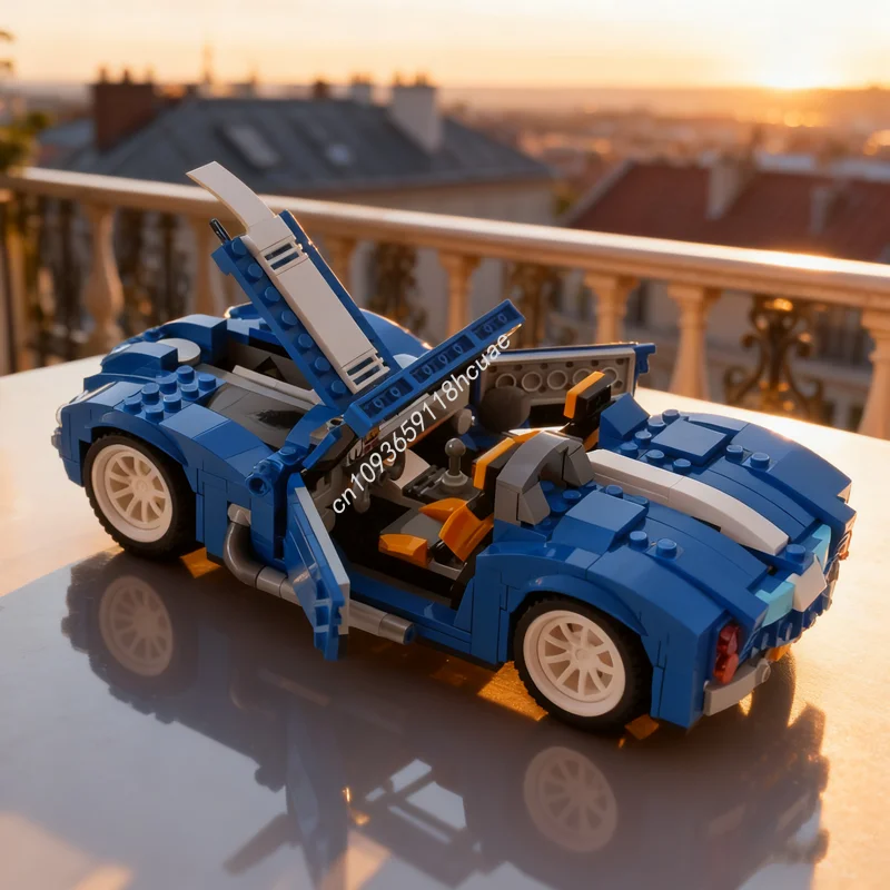 

479 шт. MOC Ретро родстер создала модель строительные блоки архитектурные игрушки сборка DIY Рождественский подарок творческая идея на день рождения