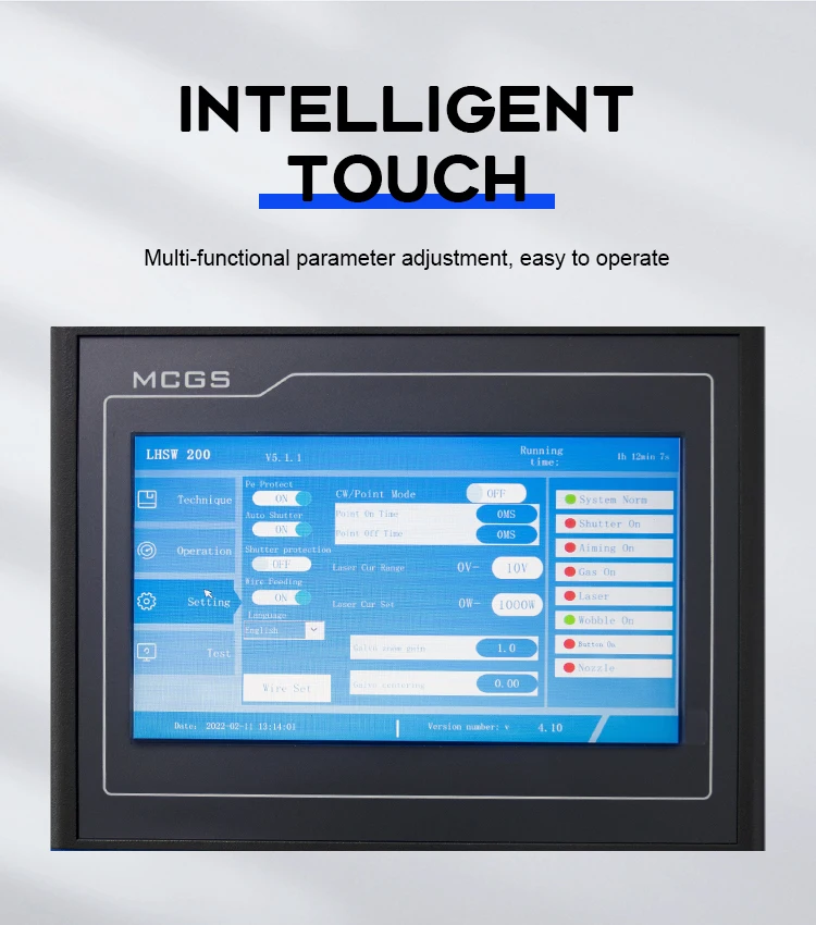 أقوى آلة لحام ليزر محمولة أحادية الطور 1500 واط صغيرة ثلاثة في واحد سعر آلة لحام بالليزر للمنزل