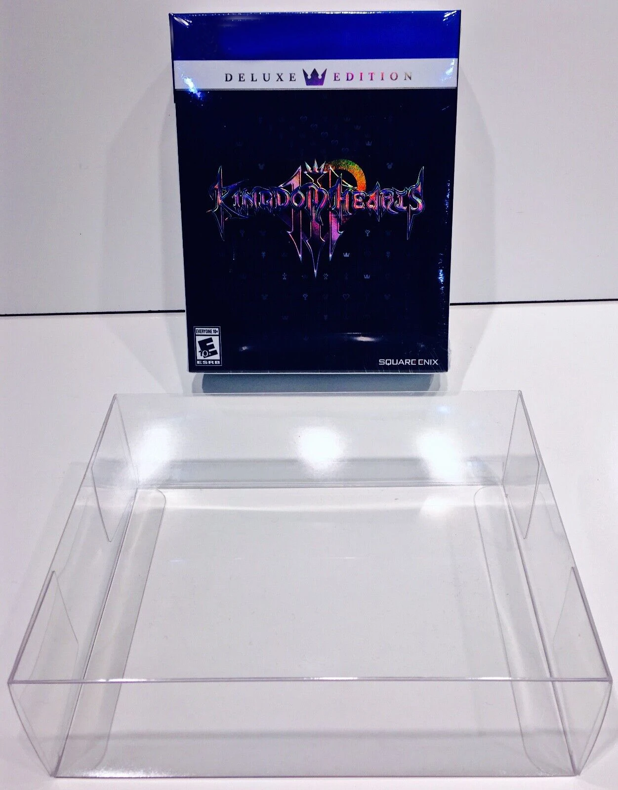 1 Box Protector For The PS4 KINGDOM HEARTS DELUXE EDITION Clear Display Case