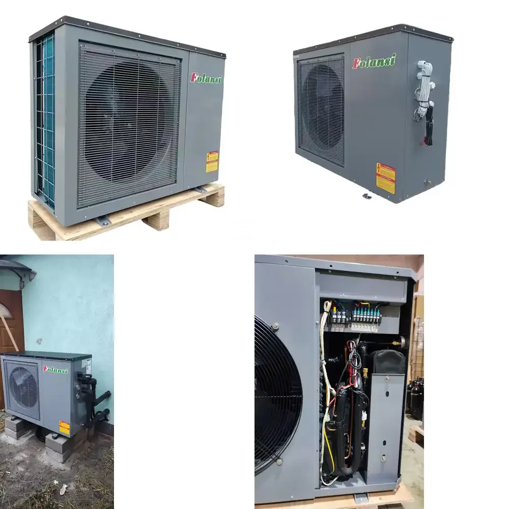 

8KW 12KW 14KW 15KW Full DC Variable Frequency Heat Pump Heating, Cooling and Hot Water RS485 Connection R32 Wi-Fi TUV A +++