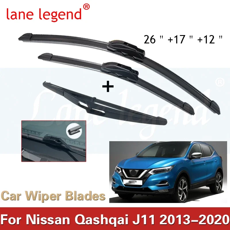 3PCS For Nissan Qashqai J11 2013-2020 26\