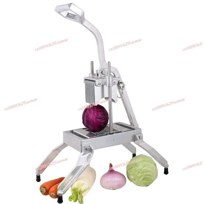 Manual Aluminum Die-Casting Fruit Slicer Multifunctional Vegetable Processing Equipment Onion Lemon Slicer
