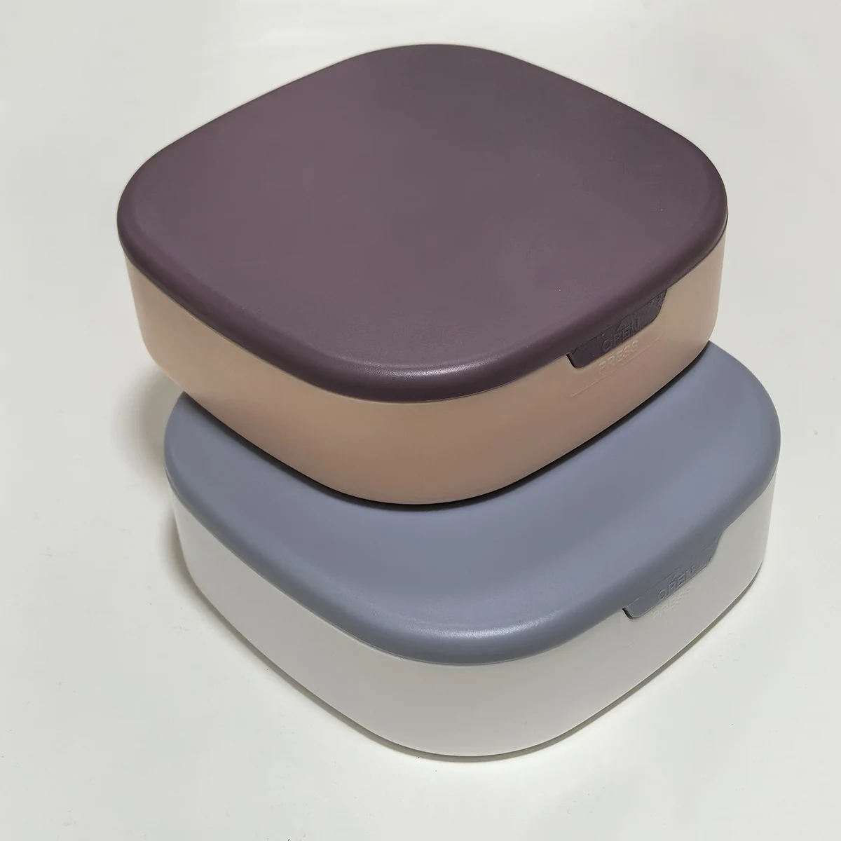 Kosmetische Schmuckaufbewahrungsbox, tragbar beim Ausgehen, mit Spiegel, Ring, Halskette, Schmuckschatulle, Damen-Haarschmuck, Ohrringe, Ohrringe, exquisite Schmuckaufbewahrungsbox