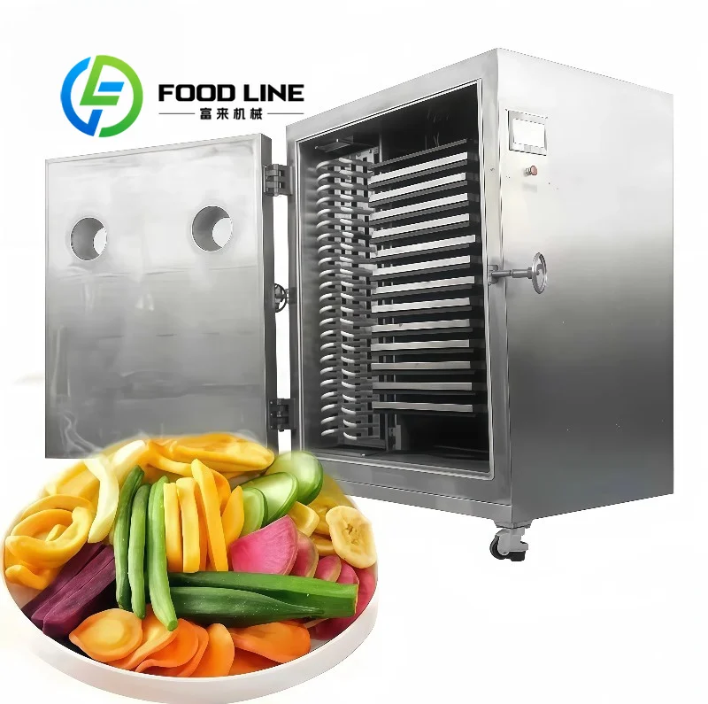 Food Freeze Drying Machine Multi-Layer Tray Design Maximizes Single Batch Loading Volume For Commercial Food Factory Mass