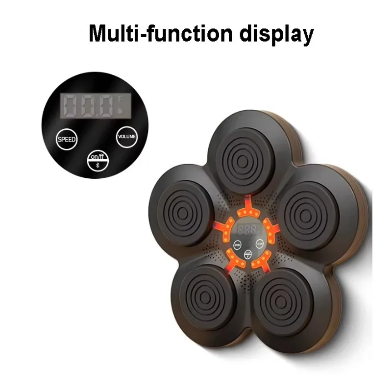 Wall Mounted Boxing Training Machine Built In Music Feature For Adult Home Workout And Fitness Improvement