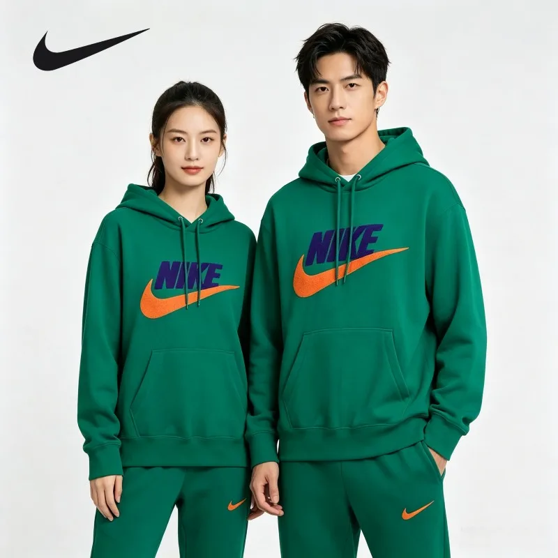 Nike Sherpa Fleece Hoodie Drop Shoulder Oversized Warm Jogging Outdoor Layer Sweat TopFN3105-365 1PCS