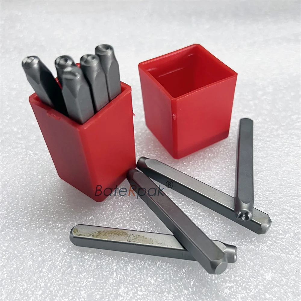 BateRpak MALUTA 1/1.5/2/2.5/3/4mm British Steel seal,Car Chassis Number stamp puncher Steel word punch stamp,9pcs/box