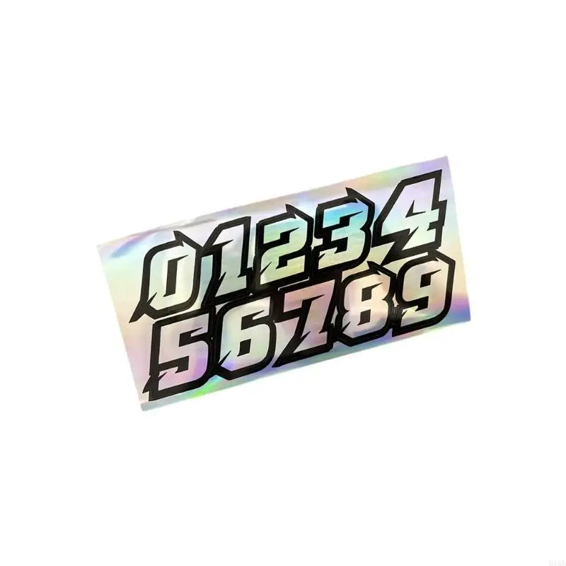 

2025 New Reflective colors Motorcycle Racing Decals Outdoor Grade Adhesive Stickers For Bike Customization