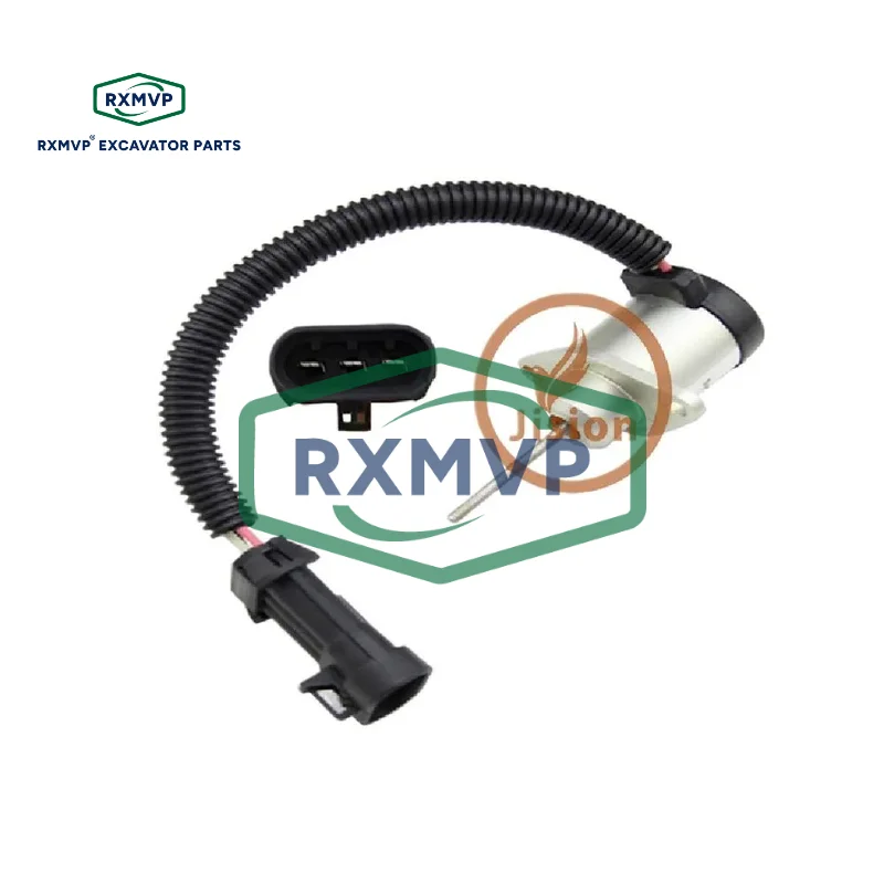 For 12v Fuel Solenoid 1503es-12a5uc4s 1g925-60011 6691498 6691313 1178007-207 Kubota Excavator Engine RXMVP