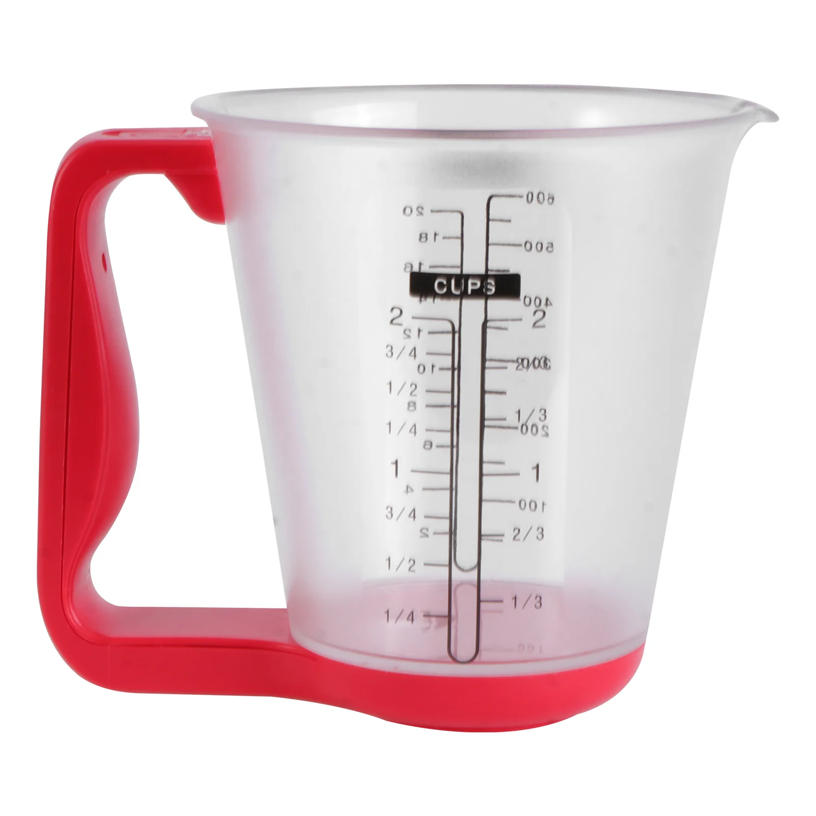 Digital 1000g/1g Measuring Cup Multifunction LCD Display Kitchen Measuring Cup Milk Powder Cup (Red)