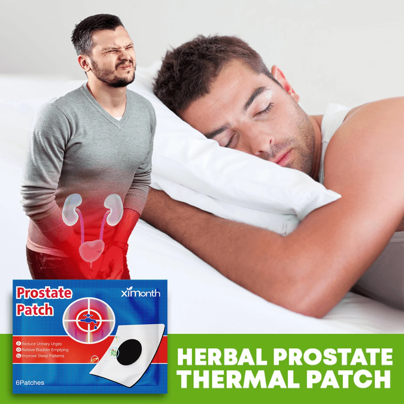 Patches para Próstata Masculin - Herbal Wellness Healthcare avaliação e preço