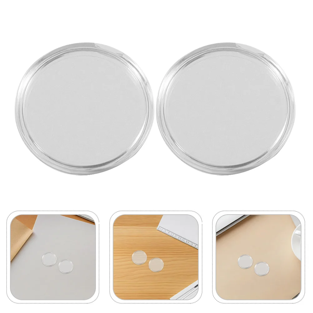 

80Pcs Clear Round Plastic Coin Capsules Transparent Coin Protectors Portable Collecting Supplies Display Storage