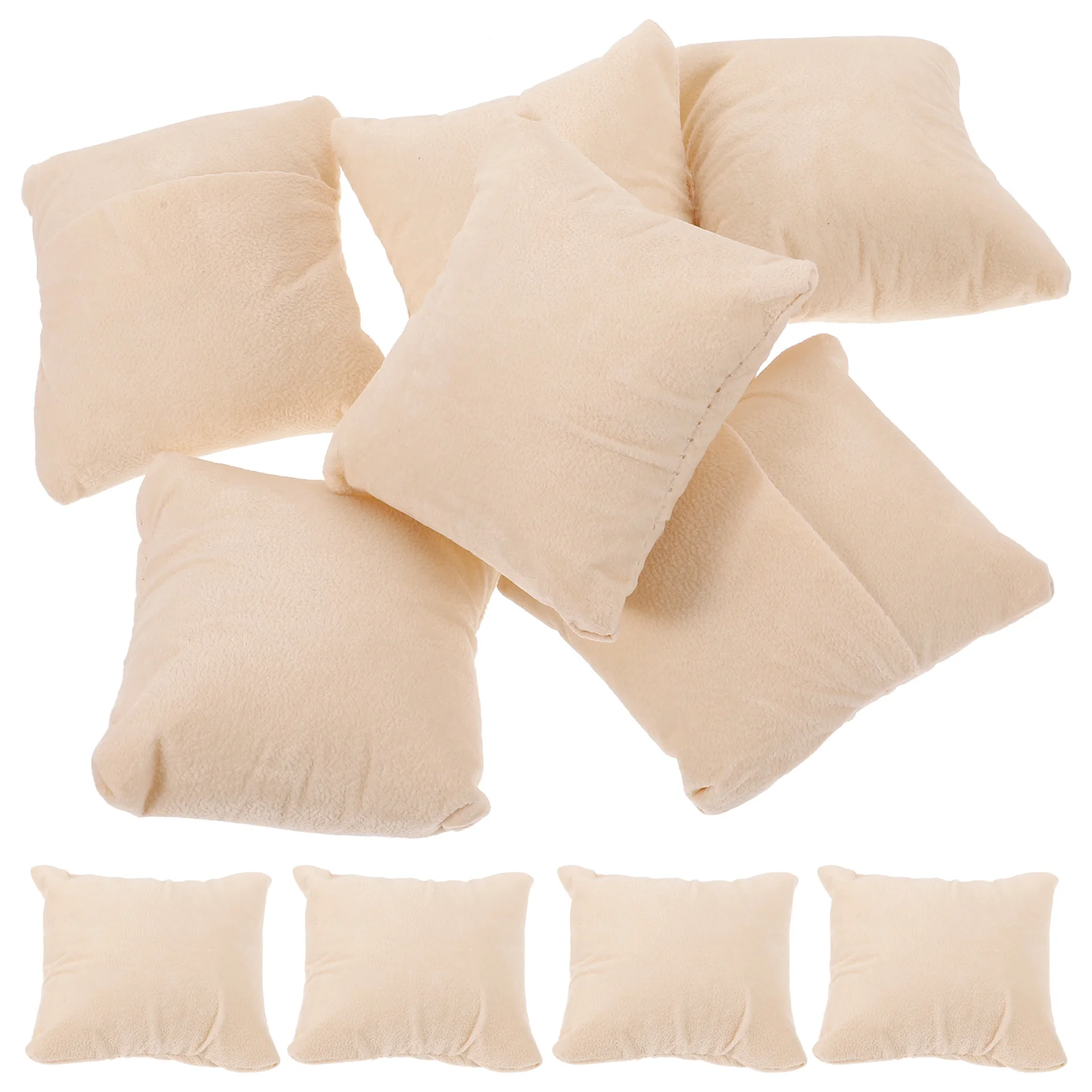 10 Pcs Watch Display Pillow for Box Soft Silk Pillow Men's Jewelry Bracelet Bangle Holder Compact Display Cushion Trade Show