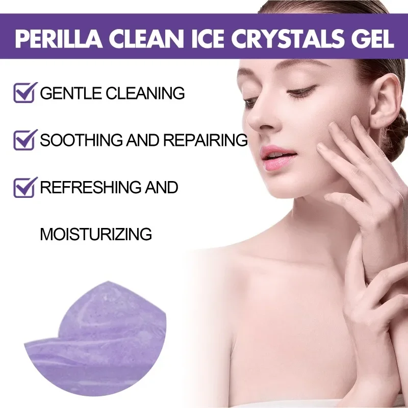 

Sdottor New Perilla Clean Ice Crystals Gel Gentle Sooth Repair Cleaning Pores Shrink Acne Dark Spot Refresh Moisturizing Whiteni