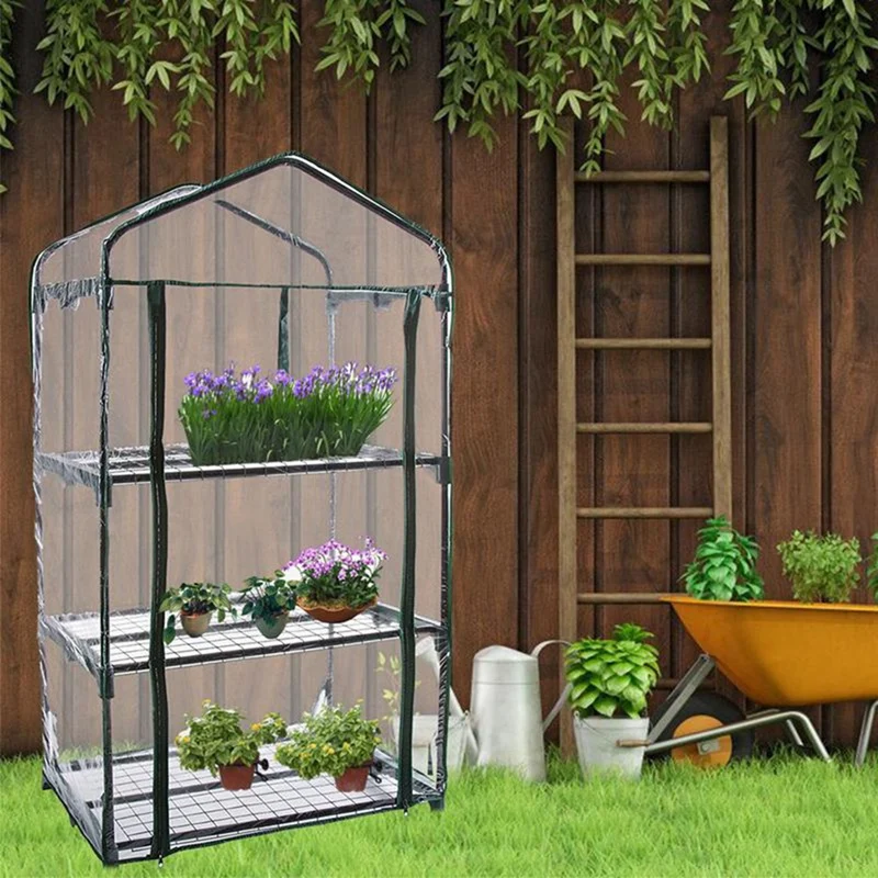 Greenhouse Cover For Outdoor Indoor Waterproof Replacement Flower House Tent Covers Plant Cover 1 Piece 4 Layer