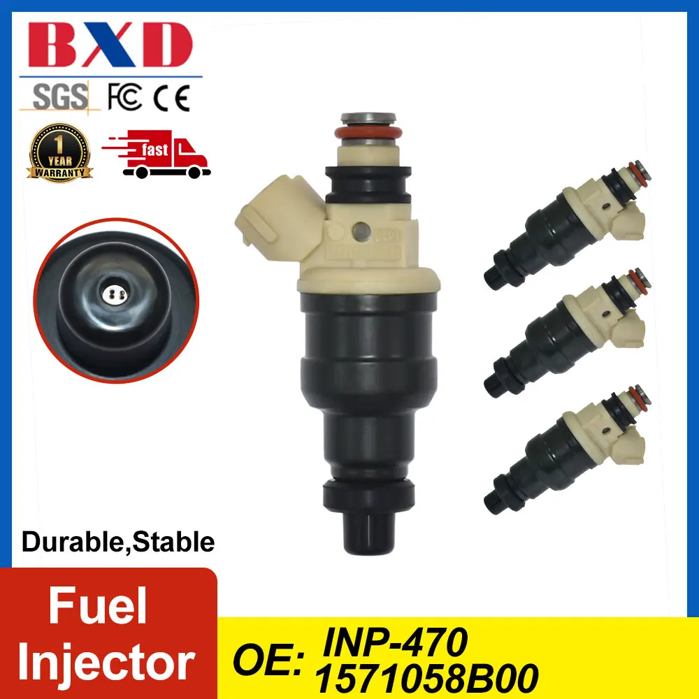 1/4PCS Fuel Injector INP-470 1571058B00 INP470 For Chevrolet Tracker, Suzuki Sidekick X-90, Geo Tracker Car Accessories