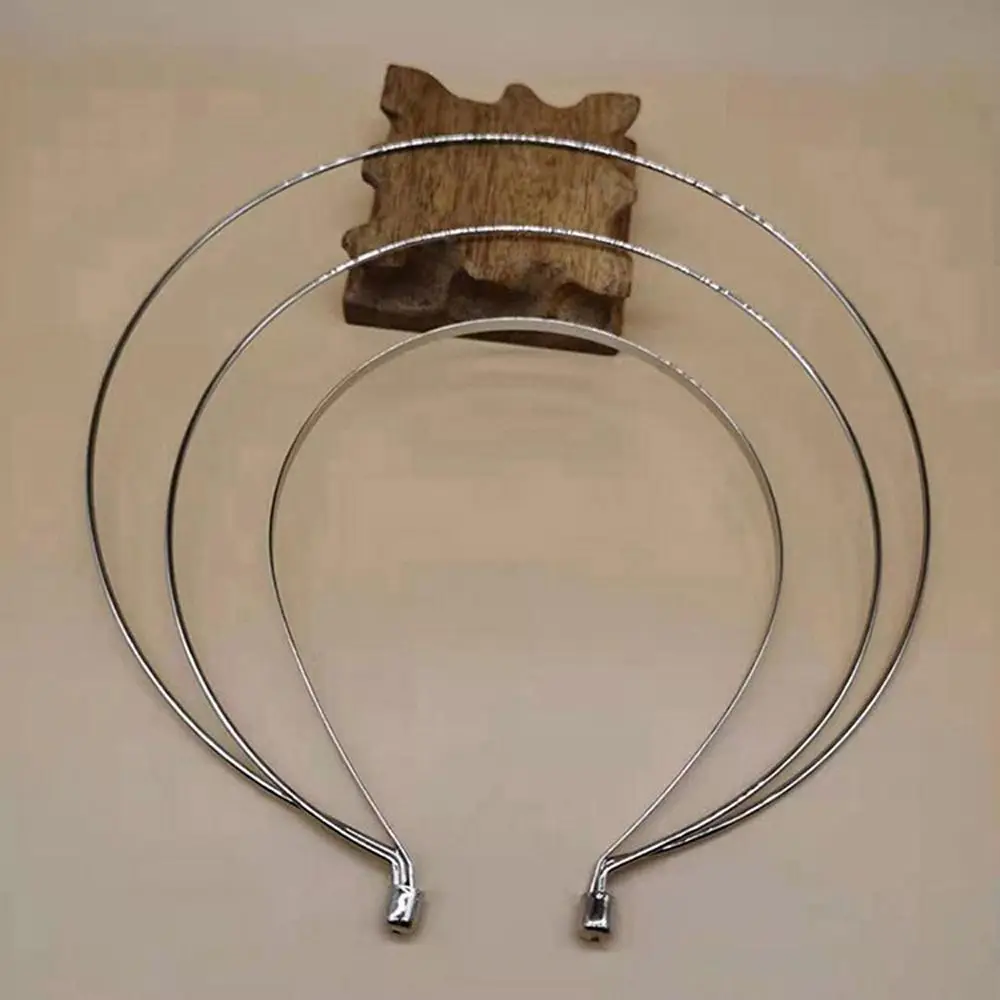 

Headband Non Slip Hairbands Metal Band Headpiece Goddess Hairbands Thin Korean Hair Hoop Women DIY Headband Halo Hair Crown