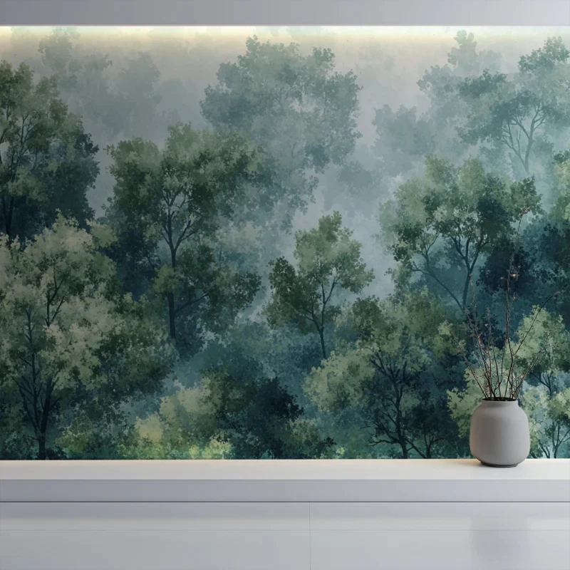 Custom Photo Wallpaper forest bird landscape painting Large Murals Living Room Sofa Bedroom Modern Wall Painting Home Decor