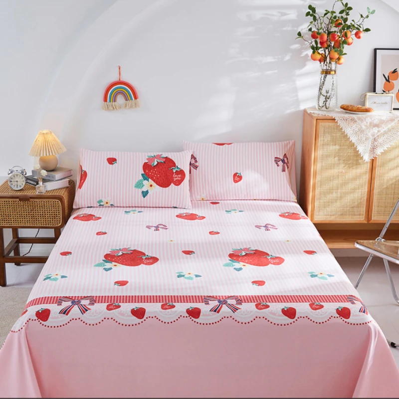 New Multi Specification Large Version Old Coarse Cloth Bed Sheet Bed Sheet Pillowcase Bed Sheet Set  Queen Size Bed Sheets Set