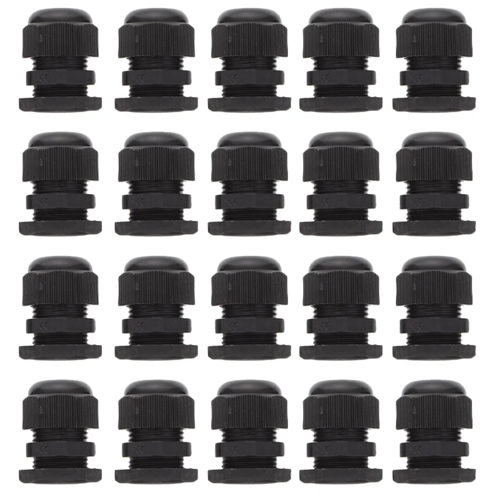 

NPT Waterproof Cable Gl Strain Relief Connector Black Small Joint Adapters Protector Gl Parts Electrical Products