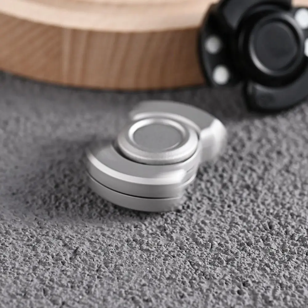 Multiple Play Magnetic Slider with Click Button Spinning Top Adult Fidget Spinner 3 in 1 Entertainment Hand Spinner ADHD Anxiety