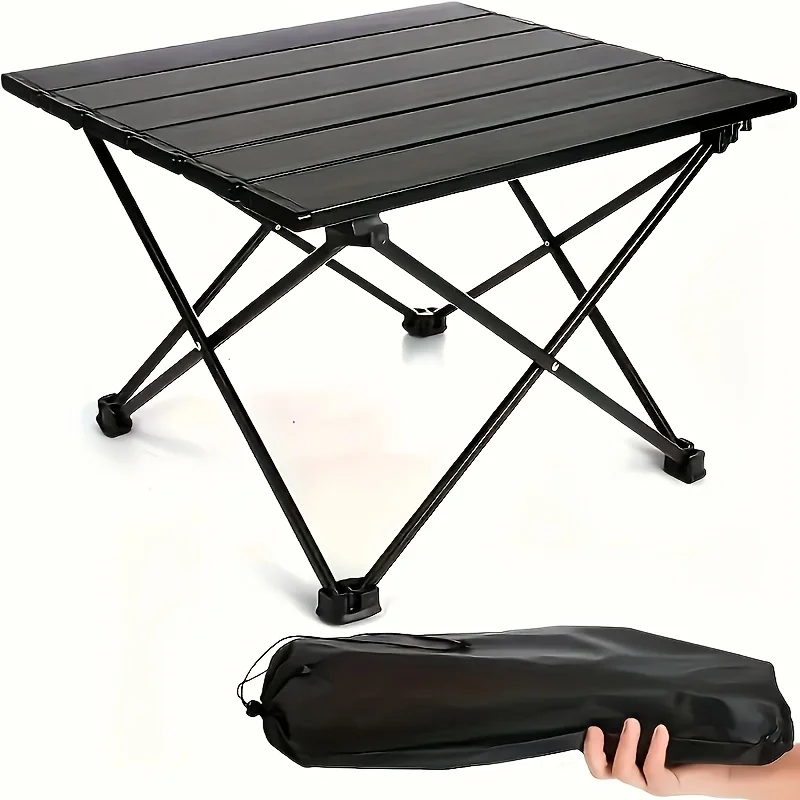 Table d'appoint pliable multifonctionnelle pour le camping, la cuisine en plein air, le barbecue, la randonnée, la navigation de plaisance et les pique-niques à la plage