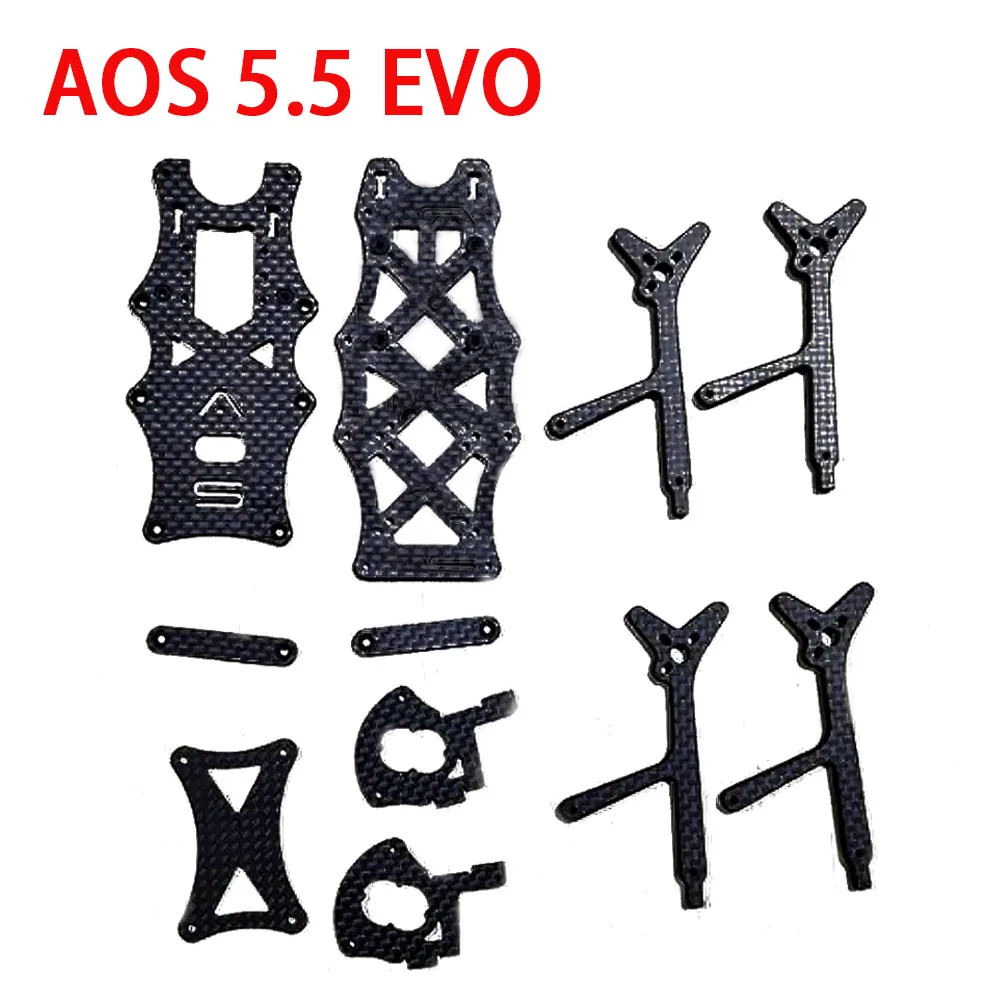 Kit telaio Aos 5.5 evo fpv con braccio da 6mm per fpv