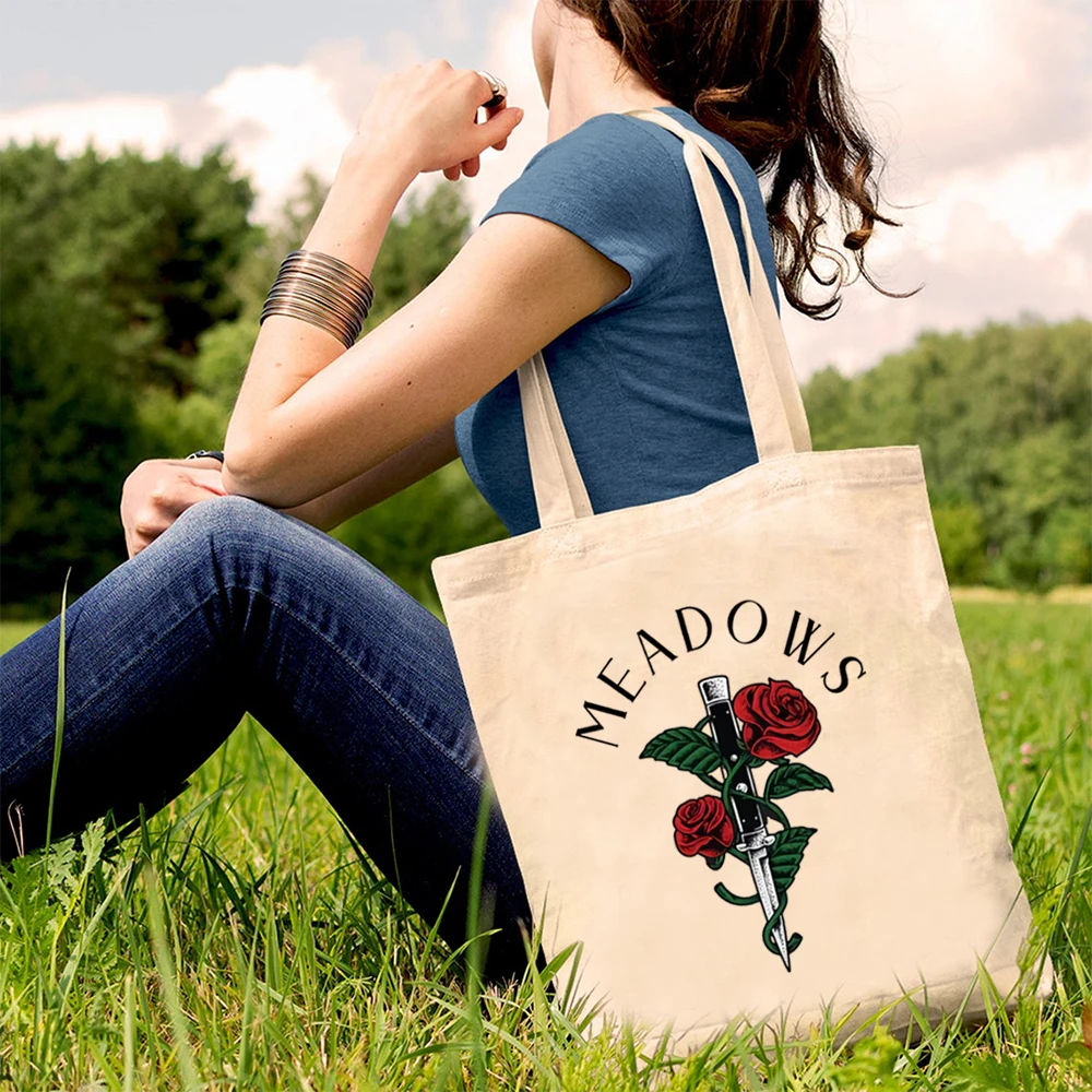 Haunting Adeline tote bag and Little Mouse Dark Romance sjm Merch HD Carlton Smut Reader Bookstagram Zade Meadows Canvas Bag