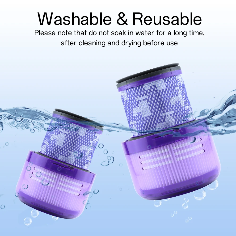 Sostituzione filtro HEPA lavabile per Dyson V10 Slim / SV18 Accessori per aspirapolvere robot senza fili Filtro accessorio di ricambio