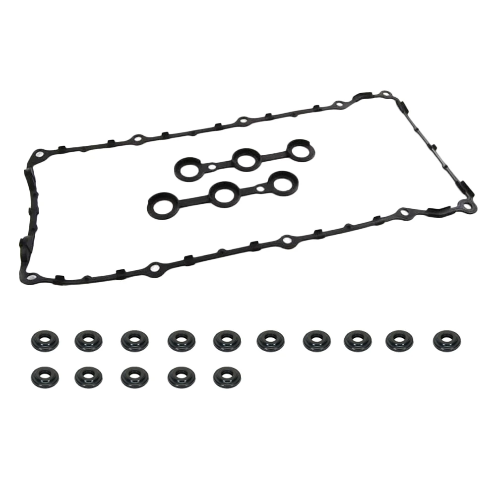 Engine Valve Cover Gasket Set Replacement for BMW E34 E36 325i 325is 525i  11129070530 11120034106