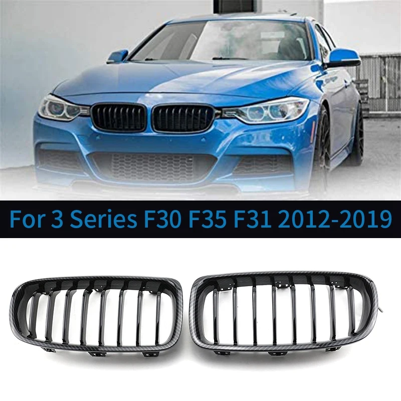 

Car Front Kidney Grille Grill For-BMW 3 Series F30 F35 F31 2012-2019