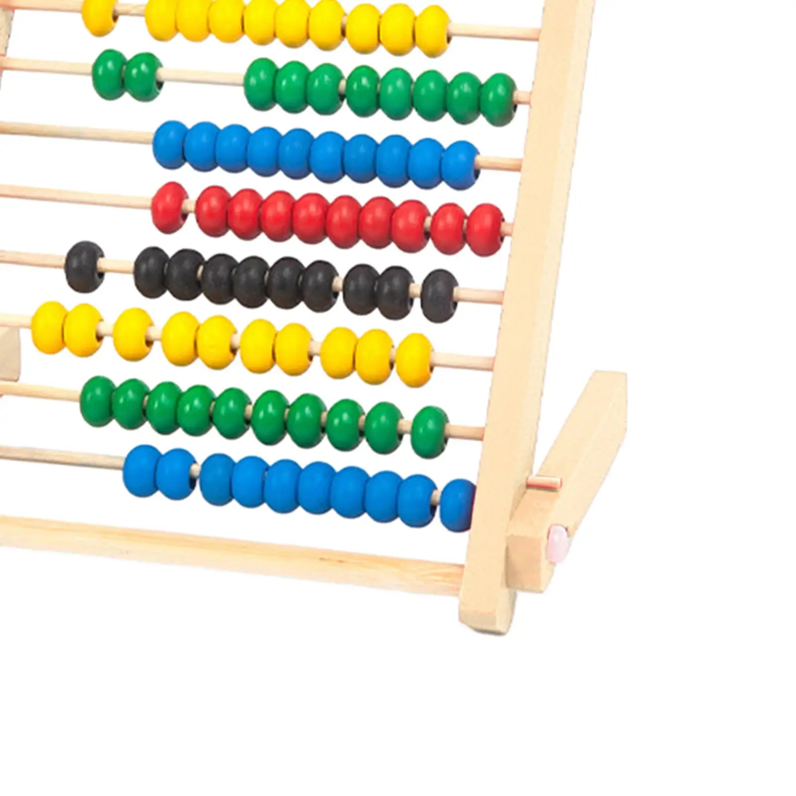 Classic Wooden Math Game Toy Educational Counting Kids Wooden Abacus Toy