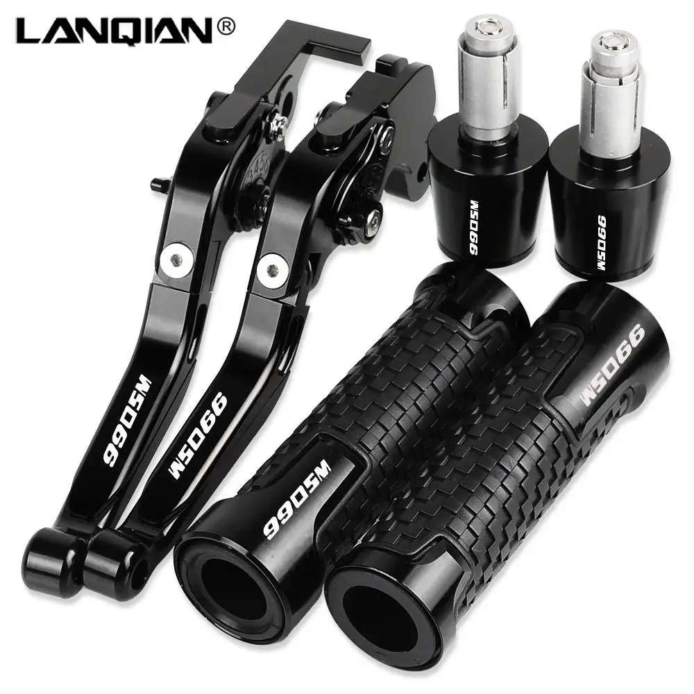 

For 990SM 2007-2008 Motorcycle Brake Clutch Levers Non-slip Handlebar knobs Handle Hand Grips Bar Ends Caps