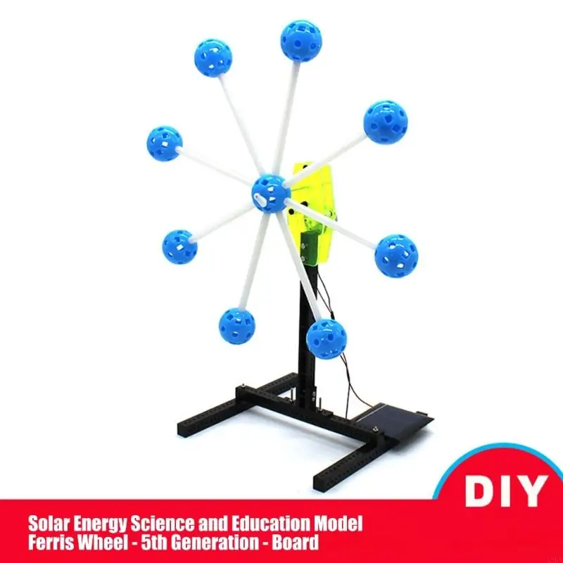 الطاقة الشمسية دُولابٌ دَوّار مجموعة مشروع العلوم لعبة للأطفال التعليمية الميكانيكية الحرفية مشروع نشاط لعبة A2UB