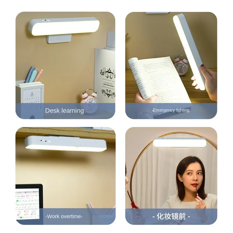LED Table Lamp for Learning Charging Eye Protection Desk for Children Reading Bedside Lamp Magnetic Suction Lamp