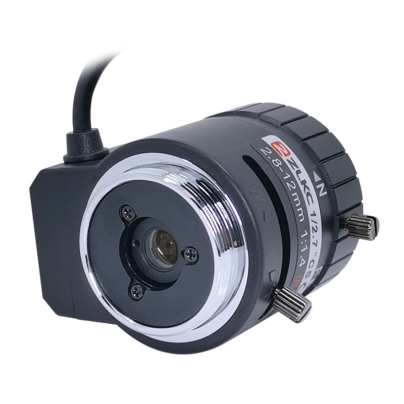 ZLKC CCTV Lens Auto DC Iris 2.8-12mm Zoom Lens 1/2.7 Inch 4MP CS-Mount IR Optical Lens for 720P/960H/1080P/IP/Box Camera Basler