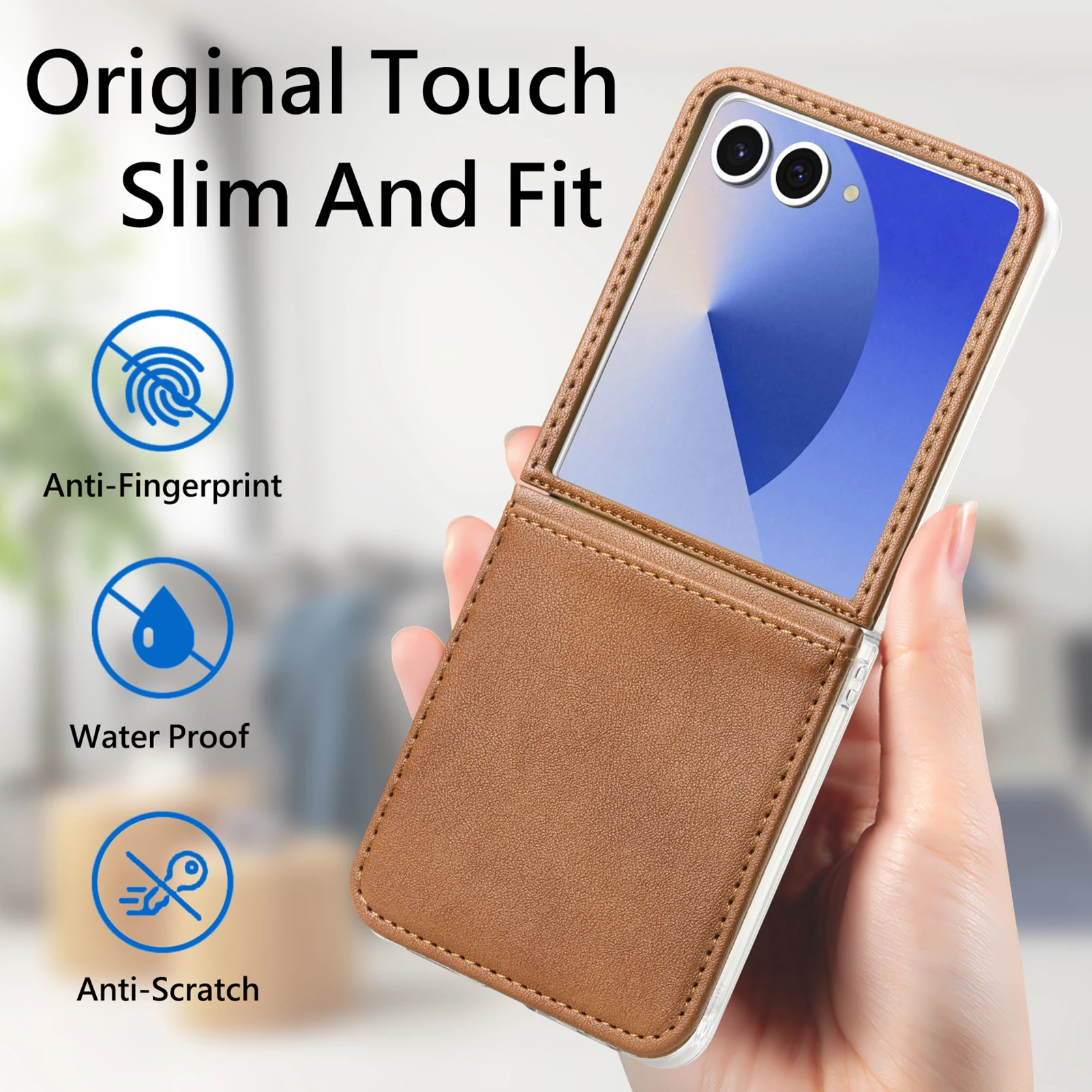 

Luxury Leather Bag Card Slot Holder Case for Samsung Galaxy Z Flip7 5G Flip5 Flip 7 6 Flip6 Flip4 Flip 5 4 3 2 Flip3 Flip2