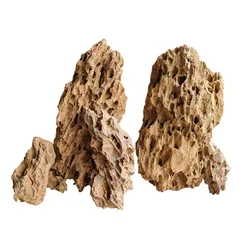 250g 500g 1000g Natural Aquarium Decor Stone Rockery Landscaping Fish Tank Microporous Stone Good for Plants Growth