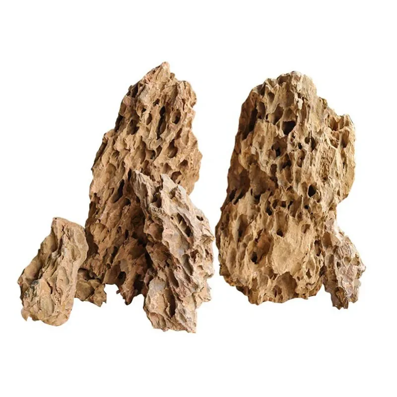 250g 500g 1000g Naturalny kamień do dekoracji akwarium Kamień skalny do kształtowania krajobrazu Zbiornik na ryby Kamień mikroporowaty Dobry do wzrostu roślin