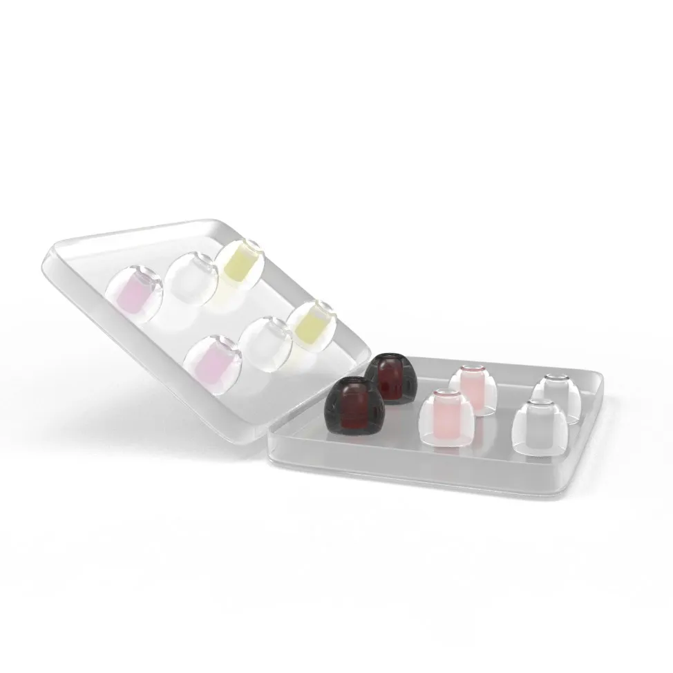 7HZ H07 H08 Silicone Eartip 1 (2 Chiếc) /6 Đôi (12 Chiếc) L M S Kích Thước Trong Đầu Tai Tai Nghe Nhét Tai Tai Nghe Chụp Tai Cho Lxdac 7HZ Vượt Thời Gian Vĩnh Cửu